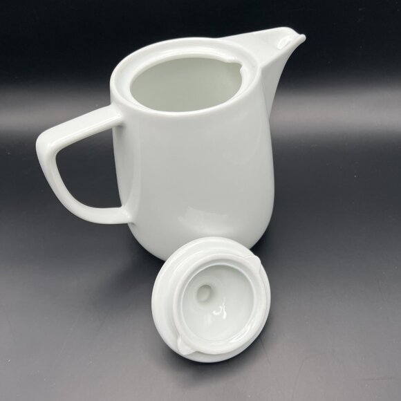 Vintage Mid-Century Melitta Germany Porcelain Teapot Coffee Pot Carafe No Drip - Picture 6 of 13